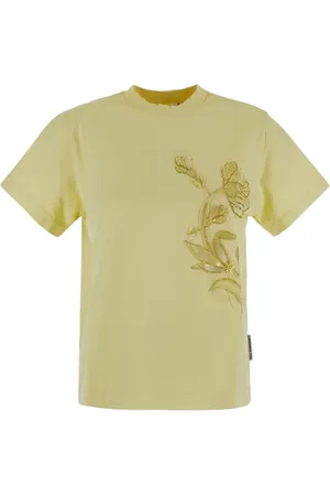 Des Phemmes Playera con bordado floral