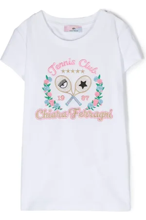Chiara Ferragni Playera con logo bordado