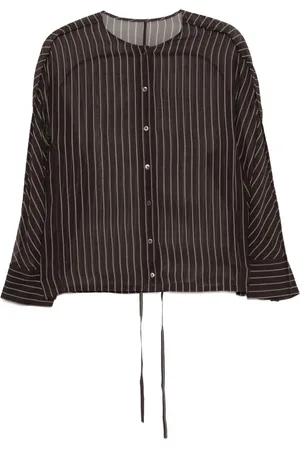 Less Camisa de seda manga larga