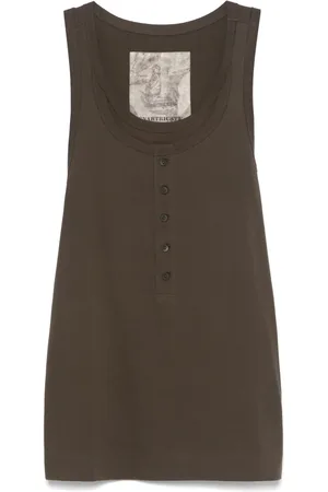 ZIGGY CHEN Camiseta a capas con cuello Henley