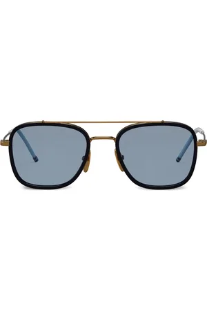 Thom Browne Lentes de sol con armazón cuadrada