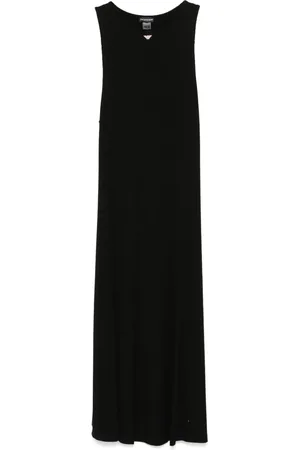 Emporio Armani Vestido con logo y apliques