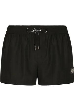 Dolce & Gabbana Shorts de playa con etiqueta del logo