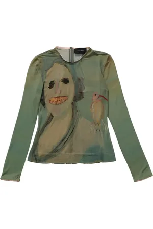 Simone Rocha Graphic-print long-sleeve top