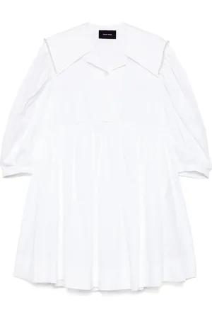 Simone Rocha Vestido corto con cuello marinero