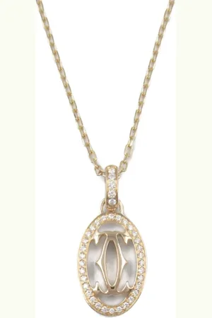 Cartier Collar Double C en oro rosa de 18kt con diamante 2010