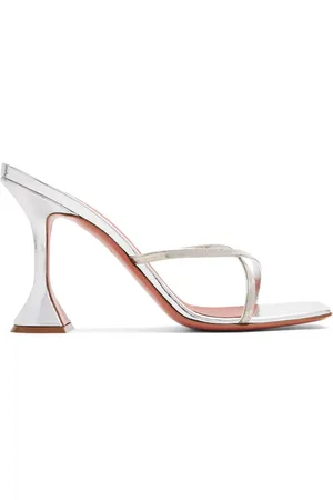 Amina Muaddi Mules Henson con tacón de 95mm