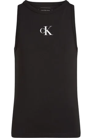 Calvin Klein Top de algodón stretch