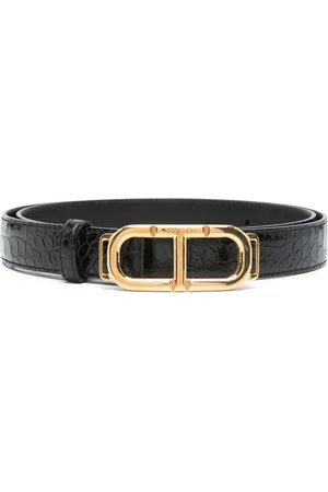 Tom Ford Cinturón con logo en la hebilla