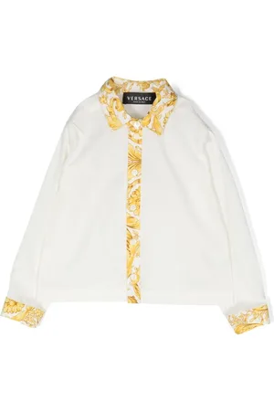 VERSACE Camisa con ribete Barocco