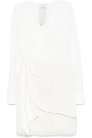 RAME Vestido corto con detalle de flecos