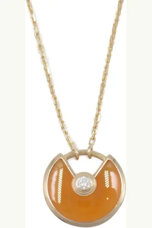 Cartier Collar Amulette de en oro rosa de 18kt con diamante y cornalina 2010