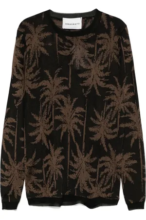 AMARANTO Top tejido de intarsia