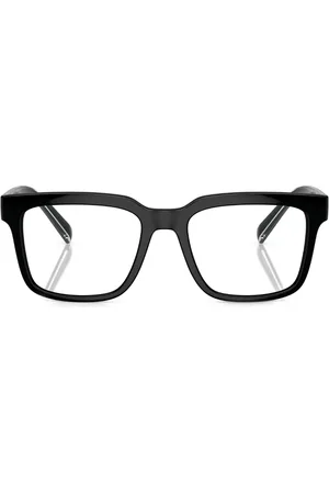 Dolce & Gabbana Lentes con armazón cuadrada y logo estampado