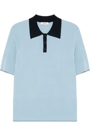 Sandro Playera tipo polo con diseño de dos tonos