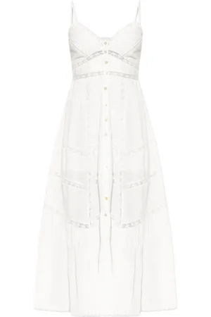 LOVESHACKFANCY Vestido midi