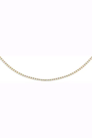 LB Exclusive Collar Tennis en oro amarillo de 14kt con diamantes