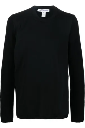 Comme des Garçons Suéter tejido con cuello redondo
