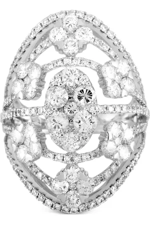 LB Exclusive Anillo en oro blanco de 18kt con diamante