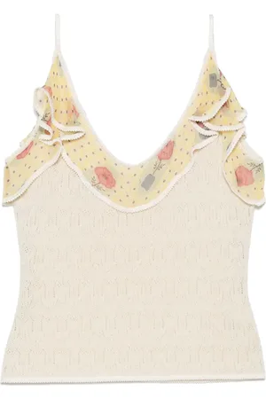 John Galliano Camiseta de crochet 2000