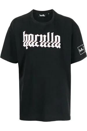 HACULLA Playera Glitched con logo estampado