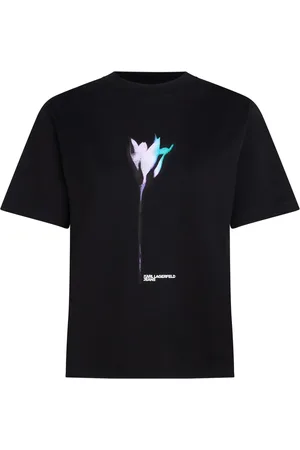 Karl Lagerfeld Playera con estampado floral