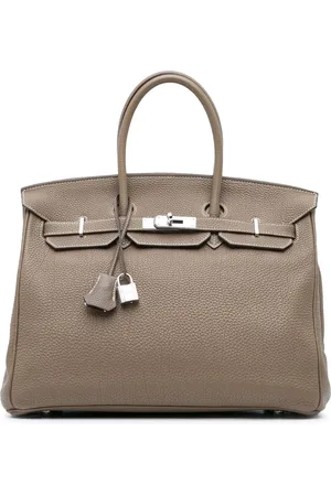 Hermès Bolsa de mano Birkin Retourne 35 en piel Togo 2009