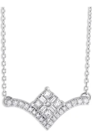 LB Exclusive Collar en oro blanco de 10kt con diamante