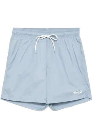 HUGO BOSS Shorts de playa con logo en contraste
