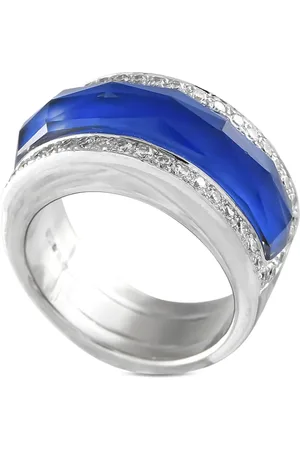 STEPHEN WEBSTER Anillo en oro blanco de 18kt con gemas