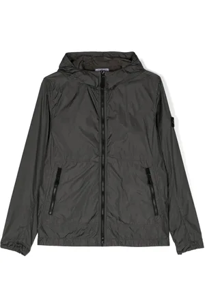 Stone Island Chamarra con capucha y distintivo de brújula