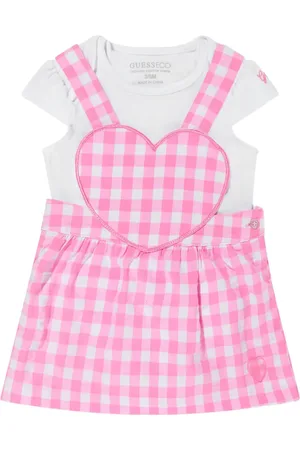 Guess Set de body y vestido con motivo de cuadros gingham