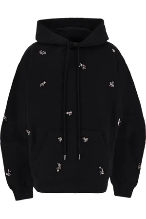 Des Phemmes Hoodie con detalles de cristal