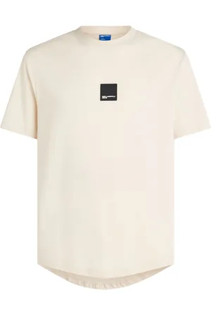 Karl Lagerfeld Playera con logo y apliques