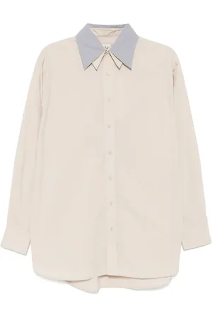 Recto Camisa con doble cuello en contraste