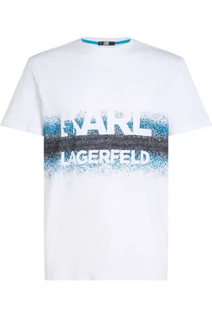 Karl Lagerfeld Playera con logo estampado