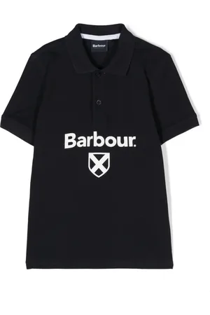 Barbour Playera tipo polo con logo estampado