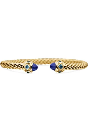 David Yurman Pulsera Renaissance Cablespira en oro amarillo de 18kt de 5mm