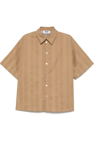 Msgm Camisa con bordado