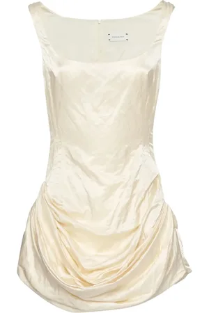 MAGDA BUTRYM Vestido corto con detalle drapeado
