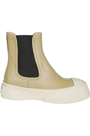 Marni Botas Chelsea de piel con tacón de 45mm