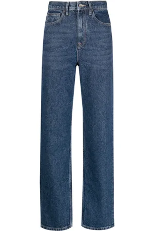 ROTATE Jeans rectos con detalles del logo