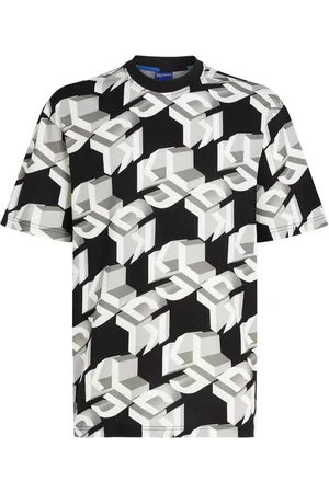 Karl Lagerfeld Playera con monograma estampado