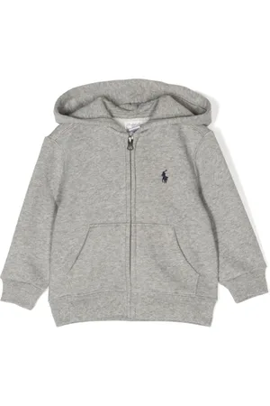 Ralph Lauren Hoodie con cierre y logo bordado