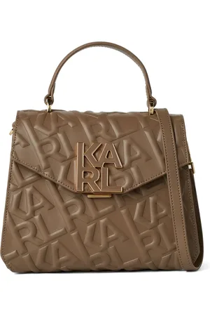 Karl Lagerfeld Tote con logo en relieve