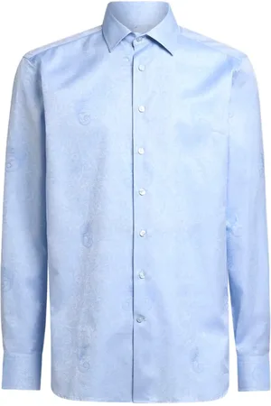 Etro Camisa con motivo de cachemira en jacquard