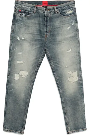 HUGO BOSS Jeans con efecto envejecido
