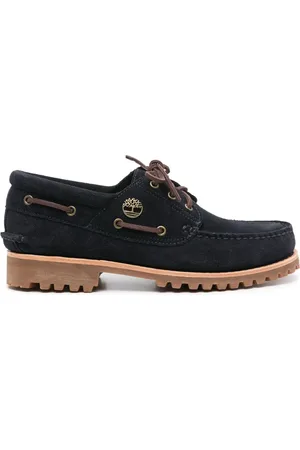 Timberland Zapatos top sider de gamuza con placa del logo