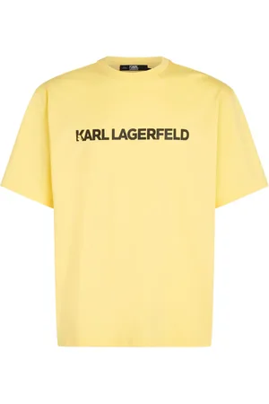 Karl Lagerfeld Playera con logo estampado