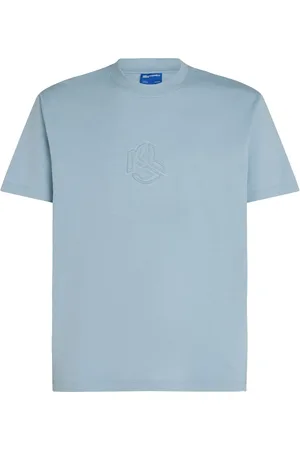 Karl Lagerfeld Playera con aplique del monograma 3D